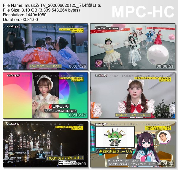 [TV-Variety] musicる TV – 2026.06.01