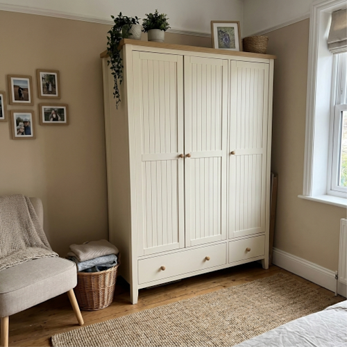 3 Door White Wardrobe for Sorting Hanging Clothes and Daily Extras.png