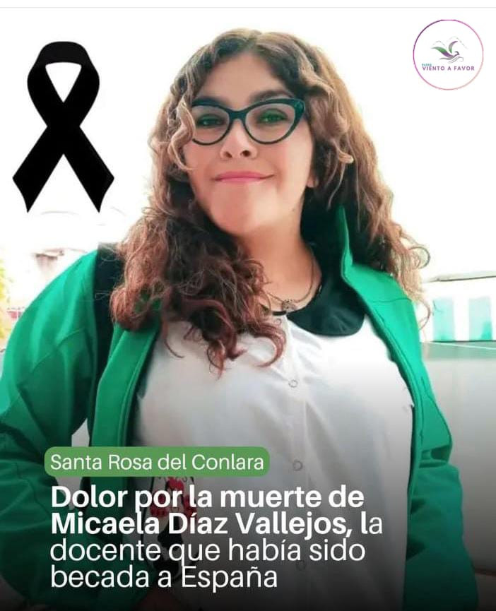 Conmoción en Santa Rosa del Conlara por el fallecimiento de la docente Micaela Díaz Vallejos