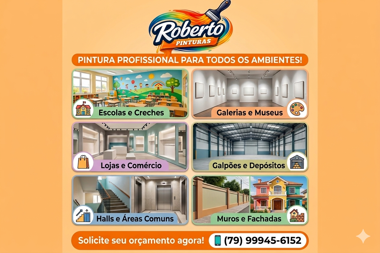 Foto de trabalho de Roberto pintor no Indica Sergipe