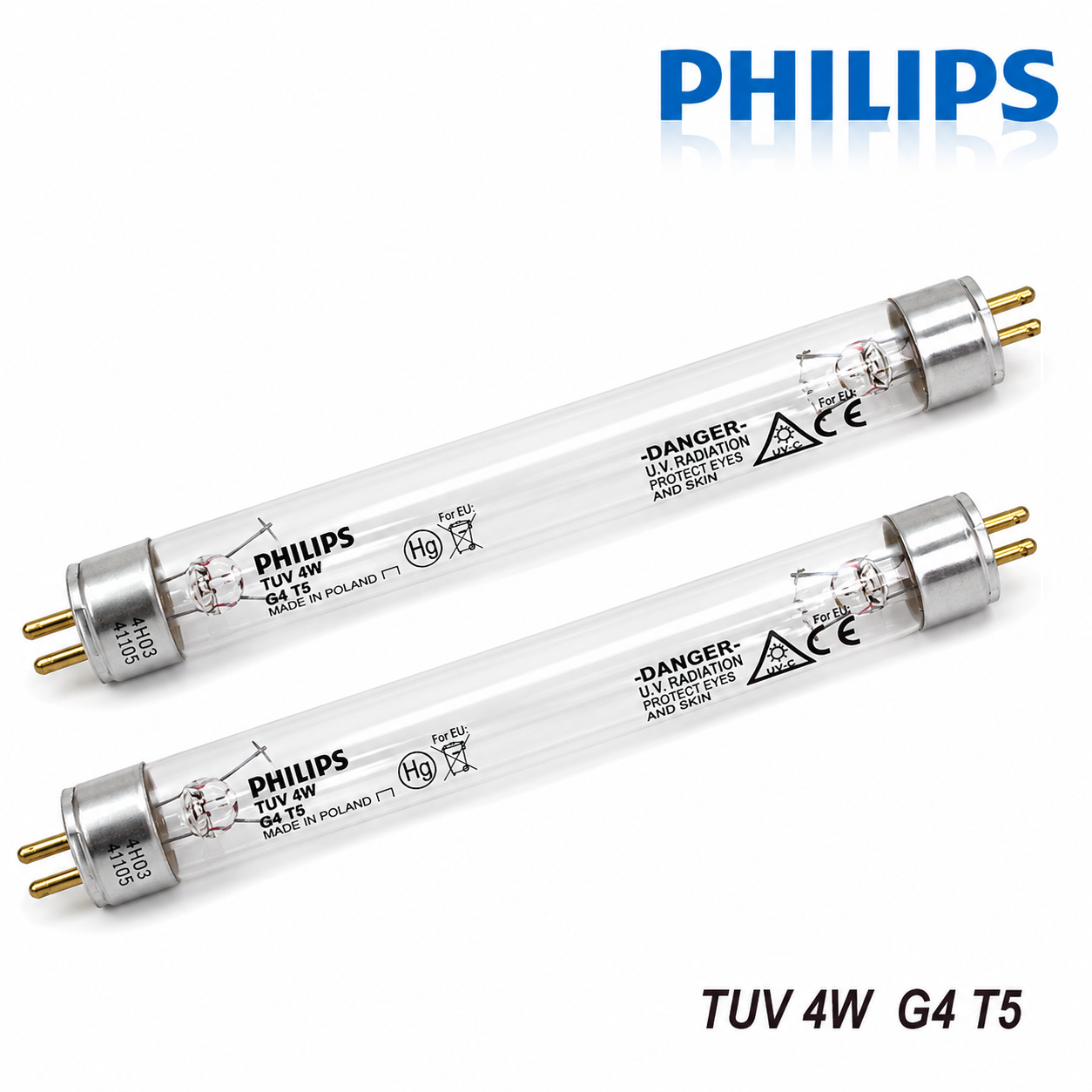 Bóng đèn tia cực tím diệt khuẩn TUV Philips UVC 4W G4 T5