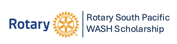 Rotary South Pacific WASH Scholarship Logo