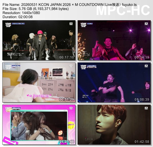 [TV-Variety] KCON JAPAN 2026 x M COUNTDOWN 2026.05.31