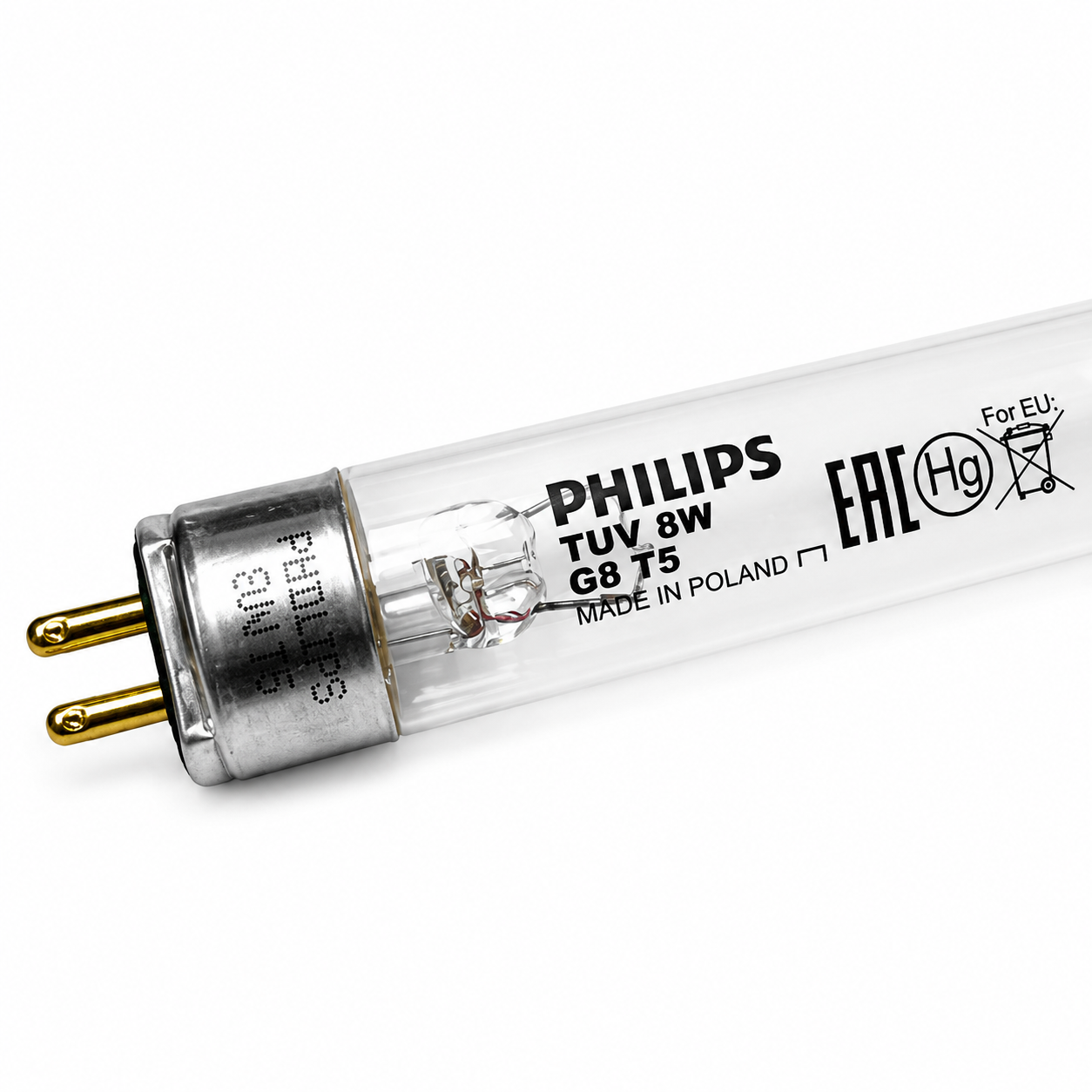 Đèn TUV Philips UVC 8W G8 T5 lắp đặt