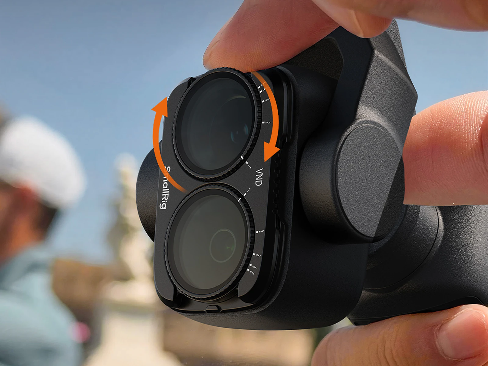 SmallRig Split Filter Kits cho DJI Osmo Pocket 4P: Thiết kế kép linh hoạt, xếp chồng ống kính - Hình 4