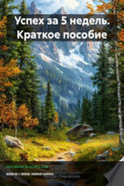 Обложка книги «Успех за 5 недель. Краткое пособие» - Богдан Персиянов