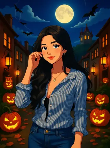 aiphoto cartoon halloween02 ghibli 1784054463832.webp