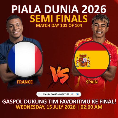 Jadikan setiap gol di Piala Dunia lebih bermakna hanya di HOKIBET188.png