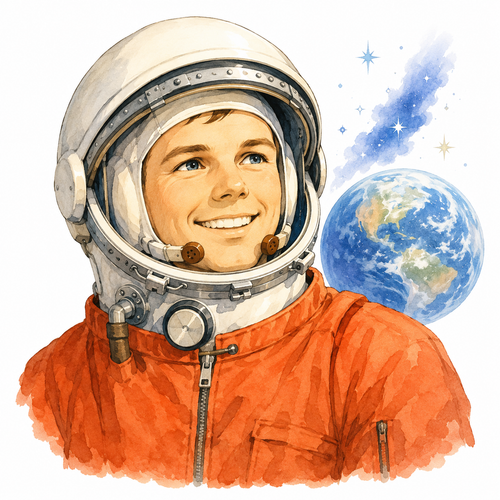 42. ガガーリン — Yuri Gagarin.png