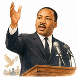 44. キング牧師（キングぼくし）— Martin Luther King Jr.