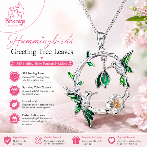 Sterling Silver Hummingbird Jewelry Necklace, Earrings, Ring or SET!.png