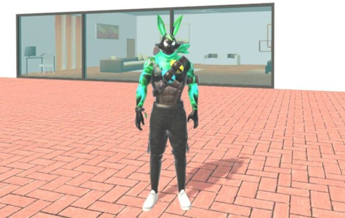 Free Fire Green Bunny.jpg