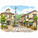 5. 町（まち）— distrik kota kecil