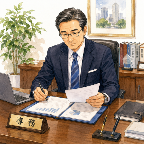 23. 専務（せんむ）— direktur eksekutif.png