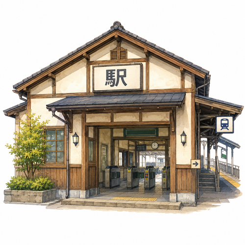 32. 駅（えき）— stasiun.png