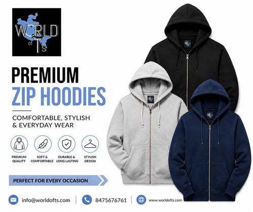 Premium Zip Hoodies  Comfortable, Stylish & Everyday Wear.1