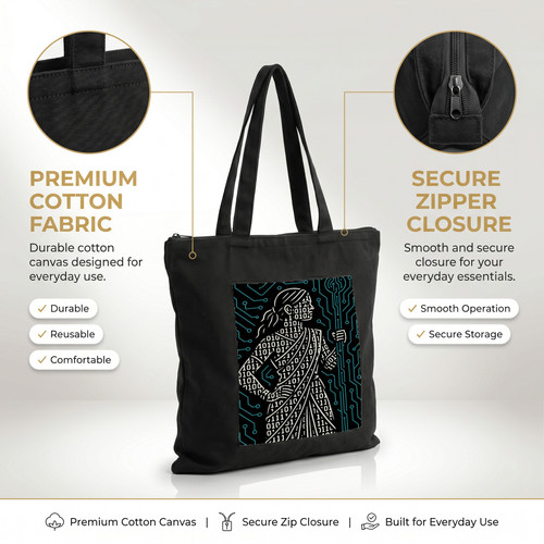 IMAGE 4 FABRIC AND ZIP Binary Warrior Woman.jpg