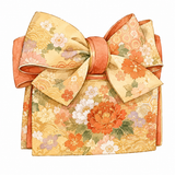 19. 帯（おび）— obi ikat pinggang kimono