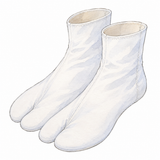 28. たび — tabi kaus kaki tradisional Jepang