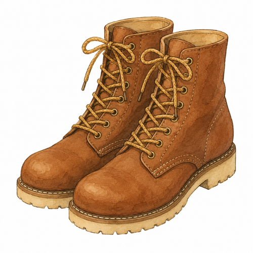 25. ブーツ — sepatu bot.png