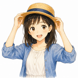 3. 被ります（かぶります）— memakai topi