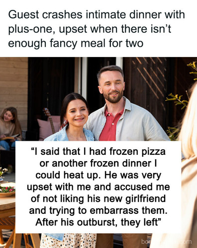 offering frozen dinner uninvited guest sharing.jpg