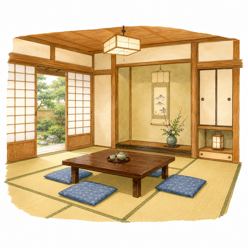 26. 和室（わしつ）— kamar bergaya Jepang.png