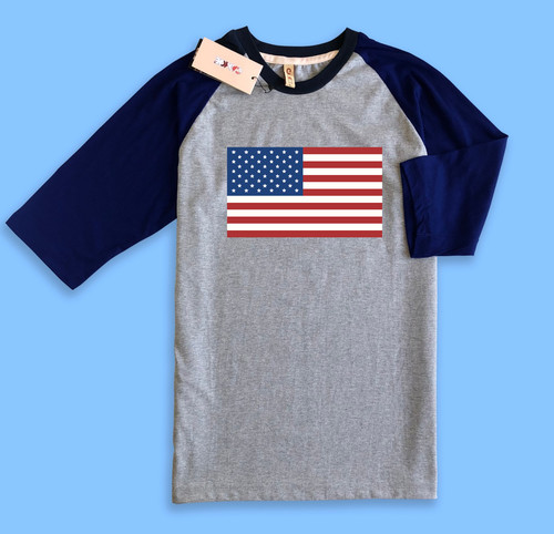 Raglan T Shirt 09 Navy Grey.jpg