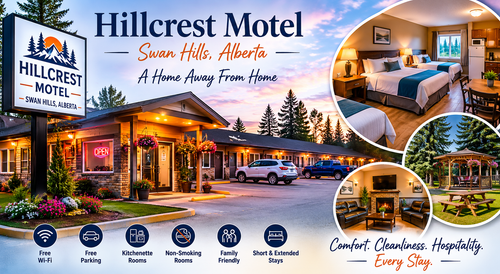 Hillcrest Motel Swan Hills Comfortable & Affordable Stay in Alberta.png