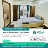 Convenient and hygienic facilities improve resident comfort and overall satisfaction.