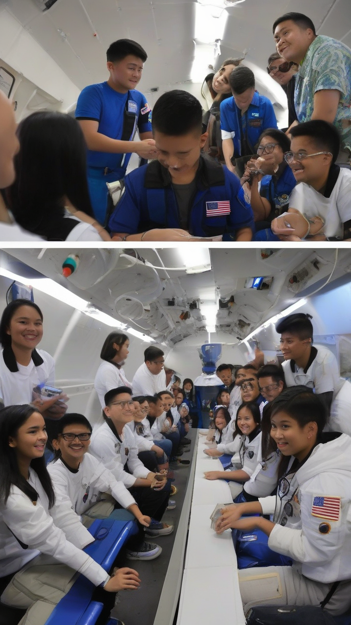 Filipino students' experiment  conducted by NASA astronaut