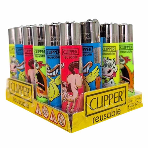 Isqueiro Clipper D24 CP11R CRAZY FARM 1+ LB Display C24 (Grande) (7).jpg