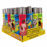 Isqueiro Clipper D24 CP11R CRAZY FARM 1+ LB Display C24 (Grande) (7)