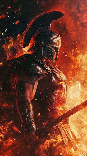 flex design background with red bg with spartan (3)
