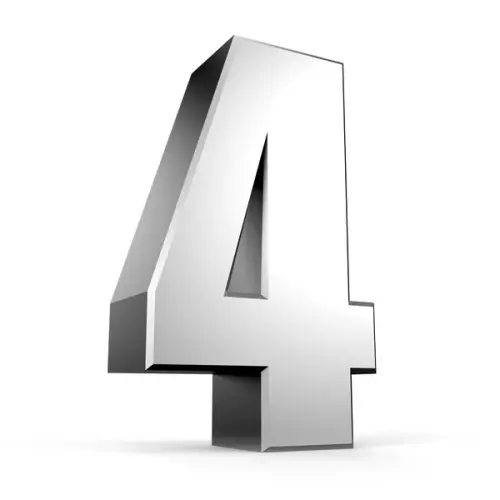 depositphotos 26303611 stock photo 3d number 4 from my