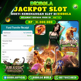 JP Jurassic Kingdom PG SOFT)  31.000.000 JT BIOBOLA DI BAYAR LUNAS !!
