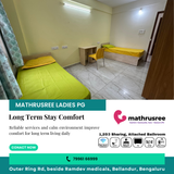 Long term stays require comfort consistency and peaceful surroundings.