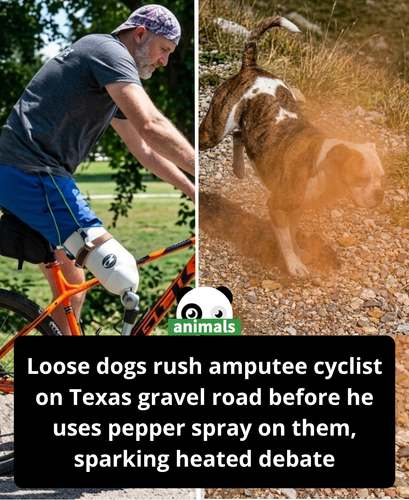 742. An Amputee Cyclist Pepper Sprayed Charging Dogs on a Texas Gravel Road. The Internet Is Fightin.png