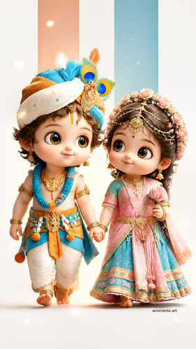 Goutam Ultra detailed 8K cute chubby Radha Krishna same outfit and bac 3eb39207 73c8 4104 8877 00569.jpg