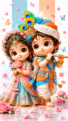 Goutam Ultra detailed 8K cute chubby Radha Krishna same outfits and ba 93c58a9d 1c5a 4844 ab75 fc355.jpg
