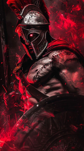 flex design background with red bg with spartan (6)