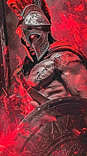 flex design background with red bg with spartan (9)