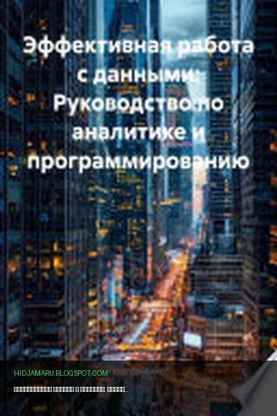 Обложка книги «Эффективная работа с данными: Руководство по аналитике и программированию» - Программист