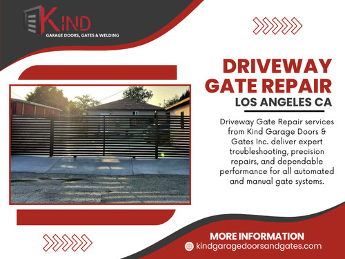 This gradual decline is why many homeowners suddenly find themselves needing urgent Driveway gate repair Los Angeles CA, even though the issue started with something small and fixable.

Phone: (818) 747-5606

Read Our Blogs:

https://kindgaragedoorsandgates.weebly.com/
https://kindgaragedoorsandgates.mystrikingly.com/
https://kindgaragedoorsandgates.jimdofree.com

More Links:

https://myanimelist.net/profile/kindgaragedoors
https://www.viki.com/users/kindgaragedoorsandgates/collections
https://twitback.com/kindgarage_doorsandgates