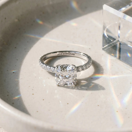 White Gold Cushion Cut Diamond Solitaire Engagement Ring.jpg