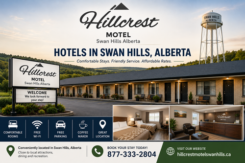 Hillcrest Motel Swan Hills Alberta – Affordable Hotel Stay with Free WiFi & Parking.png
