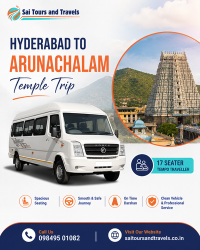 Reliable Hyderabad to Arunachalam Group Travel Services.png