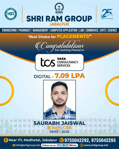 Saurabh Jaiswal of Shri Ram Group Jabalpur Secures Placement at TCS Digital.jpg