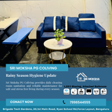 Stay comfortable and stress free this rainy season at Sri Moksha PG Coliving.