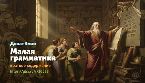 Читать краткий пересказ книги «Малая грамматика» (автор: Донат Элий). Донат Элий: «Малая грамматика».jpg